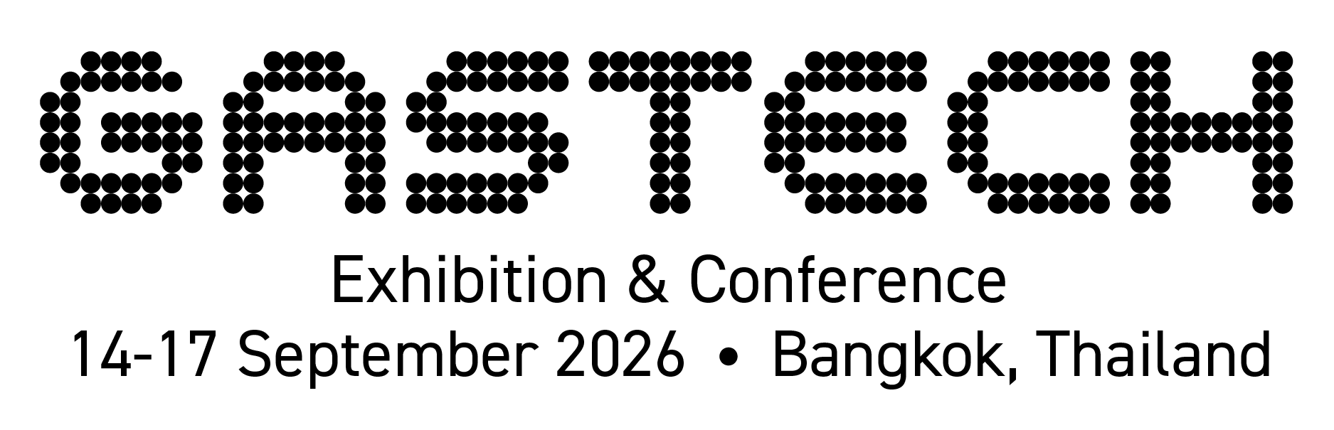 Gastech 2026 Logo Black