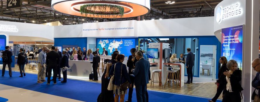 Technip Energies stand at Gastech 2025 Hydrogen Exhibition