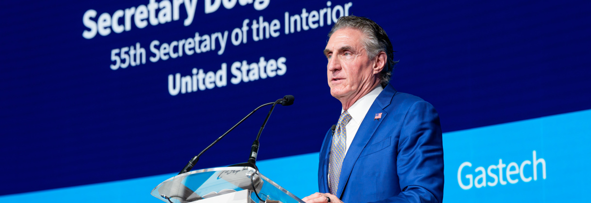 Gastech Strategic Conference Secretary Doug Burgum